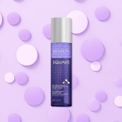 Revlon Equave Anti Brassiness Blonde Purple Detangling Leave In Conditioner