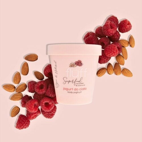 Nacomi Fluff Body Yoghurt Lotion Raspberry and Almond